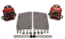 Load image into Gallery viewer, Energy Suspension GM LS Series Motor Mount Conversion Kit Chevy Camaro (69-71) Red or Black Chrome Plate - Red Alternate Image
