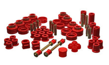 Load image into Gallery viewer, Energy Suspension Hyper-Flex Master Bushing Set GM K Series Pickup (88-98) Black or Red - Red Alternate Image