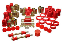 Load image into Gallery viewer, Energy Suspension Hyper-Flex Master Bushing Set Chevy Impala (80-85) Black or Red - Red Alternate Image