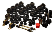 Load image into Gallery viewer, Energy Suspension Hyper-Flex Master Bushing Set Chevy K1500 /K2500 Suburban (92-97) Black or Red - Black Alternate Image