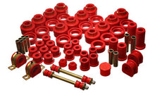 Load image into Gallery viewer, Energy Suspension Hyper-Flex Master Bushing Set Chevy K1500 /K2500 Suburban (92-97) Black or Red - Red Alternate Image