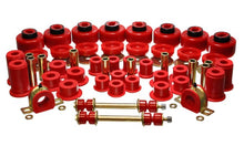 Load image into Gallery viewer, Energy Suspension Hyper-Flex Master Bushing Set Chevy/GMC Silverado/Sierra 1500 (99-06) Black or Red - Red Alternate Image