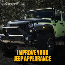 Load image into Gallery viewer, Xprite Fender Lights LED Side Marker Jeep Wrangler JK (2007 - 2018) Clear / Smoke - Clear Alternate Image
