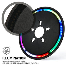 Load image into Gallery viewer, Xprite Spare Tire RGB LED Brake Light Jeep Wrangler JK (2007-2018) JL (2018-2020) 14" with Remote Control - TL-UNI-WHEEL-G2 - Default Title Alternate Image