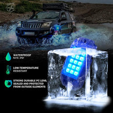 Load image into Gallery viewer, Xprite Discovery Series Multi-Color RGB LED Rock Lights w/ Remote or Bluetooth - 10pcs / 6pcs / 8pcs - 6pcs Alternate Image