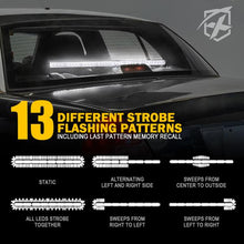 Load image into Gallery viewer, 79.99 Xprite 35.5" G2 LED Traffic Advisor Strobe Light Bar with Suction Cup Brackets - White/Amber/Red-Blue/Combo - Redline360 Alternate Image