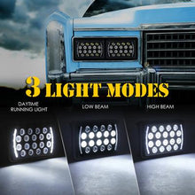 Load image into Gallery viewer, Xprite Insight Series 4x6" LED Headlights w/ High/Low Beam &amp; DRL - 1 PC Alternate Image