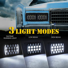 Load image into Gallery viewer, Xprite LED Headlights Insight Series [w/ High/Low Beam and DRL] 4x6" - HL-4X6-G3-K - Default Title Alternate Image
