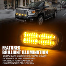 Load image into Gallery viewer, Xprite Tactical 24 Series LED Marker Strobe Lights (Set of 6) Red-Blue/White-Amber/Amber/Mixed - Red-Blue Alternate Image