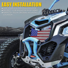 Load image into Gallery viewer, Xprite Grille Can-Am Maverick X3 (2017-2020) Black Steel w/ U.S. Flag Mesh - Default Title Alternate Image