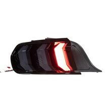 Load image into Gallery viewer, Winjet LED Tail Lights Ford Mustang S550 (15-23) Euro Style Clear Lens With Sequential Turn Signals - Gloss Black CTRNG0680 - Gloss Black / Clear Alternate Image