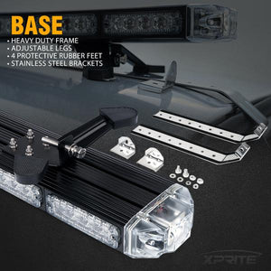 413.99 Xprite Traffic Advisor LED Strobe Light Bar 48" Amber Sparrow X Series - SL-L29-48IN-Y - Redline360