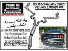 Load image into Gallery viewer, 894.99 Solo Performance Catback Exhaust Ford Mustang EcoBoost 4 Cyl. (2015-2019) 993176SL - Redline360 Alternate Image