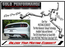 Load image into Gallery viewer, 1473.33 Solo Performance Turbo Back Exhaust Ford Mustang EcoBoost 4 Cyl. (2015-2019) 993178SL - Redline360 Alternate Image