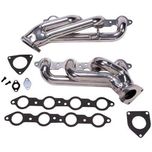 Load image into Gallery viewer, BBK Shorty Headers Chevy/GMC Truck/SUV V8 6.0L (99-13) [1-3/4 / CARB/SMOG Legal] Titanium or Polished Silver Ceramic Alternate Image