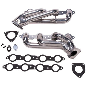 BBK Shorty Headers Chevy/GMC Truck/SUV V8 6.0L (99-13) [1-3/4 / CARB/SMOG Legal] Titanium or Polished Silver Ceramic