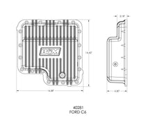 Load image into Gallery viewer, B&amp;M Hi-Tek Deep Transmission Pan Mercury [C6] (1966-1980) 40281 - Default Title Alternate Image