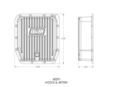 Load image into Gallery viewer, 298.95 B&amp;M Hi-Tek Deep Transmission Pan Lincoln [AOD/E &amp; 4R70W] (1980-2011) 40291 - Redline360 Alternate Image