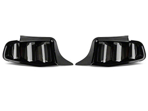 Raxiom Tail Lights Ford Mustang S197 (2010-2012) [Vector V2 LED] Gloss Black Housing / Clear Lens