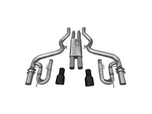 Load image into Gallery viewer, Solo Exhaust Ford Mustang GT 5.0L (15-19) Performance Mach XV Catback - Polished or Black Tips - Black Tips Alternate Image
