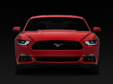 Load image into Gallery viewer, Raxiom Projector Headlights Ford Mustang S550 (15-23) [White Tri-Bar LED DRL] Factory HID or LED - Factory HID Alternate Image