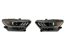 Load image into Gallery viewer, Raxiom Projector Headlights Ford Mustang S550 (15-23) [White Tri-Bar LED DRL] Factory HID or LED - Factory HID Alternate Image