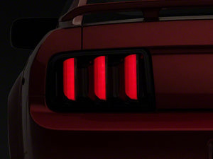 Raxiom Tail Lights Ford Mustang S197 (2005-2010) [Vector V2 LED] Black Housing/ Smoked Lens