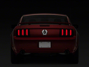 Raxiom Tail Lights Ford Mustang S197 (2005-2010) [Vector V2 LED] Black Housing/ Smoked Lens