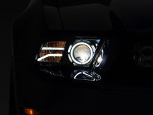 Load image into Gallery viewer, Raxiom Projector Headlights Ford Mustang S197 w/ Factory HID (13-14) [LED Halo] Black Housing/ Clear or Smoked Lens Alternate Image