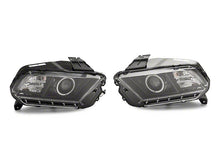 Load image into Gallery viewer, Raxiom Projector Headlights Ford Mustang S197 w/ Factory HID (13-14) [LED Halo] Black Housing/ Clear or Smoked Lens Alternate Image