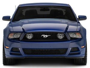 Raxiom Projector Headlights Ford Mustang S197 w/ Factory HID (13-14) [LED Halo] Black Housing/ Clear or Smoked Lens