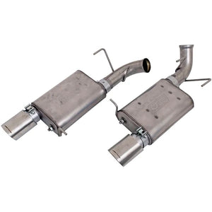 BBK Axleback Exhaust Ford Mustang 5.0L GT / Boss 302 (11-14) [Varitune] Dual Rear Exit w/ Brushed Stainless Steel Tips