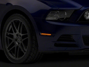 thumbnail image 2 of HPB Smoked Lens LED Rear Side Markers For 2010-2014 Ford Mustang – Red, 12V 2 of 6