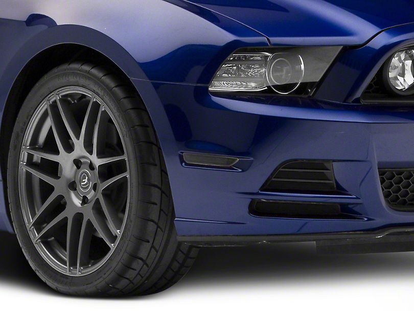 GTINTHEBOX Clear Lens Front Bumper LED Side Marker Lights For 2010-2014 Ford Mustang – White, 2-Piece
