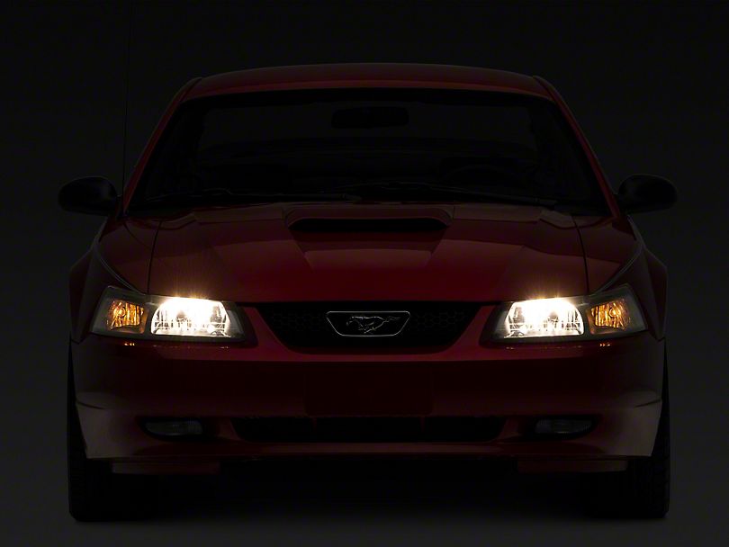 Smoked Red LED Side Marker Lights For 1999-2004 Ford Mustang SN95 – Rear Bumper/Fender Parking Lamps – Pair