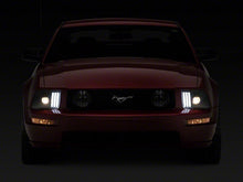 Load image into Gallery viewer, Raxiom Projector Headlights Ford Mustang S197 w/ Factory Halogen (05-09) Black Housing/ Clear or Smoked Lens Alternate Image