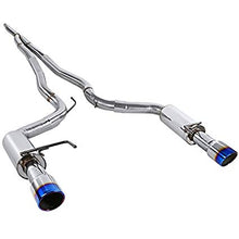 Load image into Gallery viewer, 449.00 Spec-D Tuning Exhaust Ford Mustang Ecoboost (15-18) 3&quot; Burnt Blue or Polished Tips - Redline360 Alternate Image