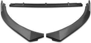 DNA Bumper Lip Kia Optima (10-13) Front Lower w/ Stabilizers [STP Style] Matte or Gloss Black / Carbon Look