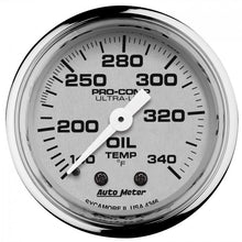Load image into Gallery viewer, 130.97 Autometer Ultra-Lite Series Mechanical Oil Tank Temperature Gauge (2-1/16&quot;) Chrome - 4346 - Redline360 Alternate Image