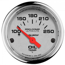 Load image into Gallery viewer, 85.11 Autometer Ultra-Lite Series Air-Core Oil Temperature Gauge (2-1/16&quot;) Chrome - 4347 - Redline360 Alternate Image