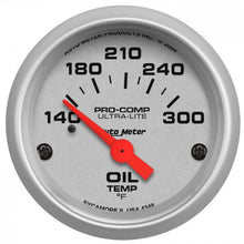 Load image into Gallery viewer, 82.80 Autometer Ultra-Lite Series Air-Core Oil Temperature Gauge (2-1/16&quot;) Brushed Aluminum - 4348 - Redline360 Alternate Image