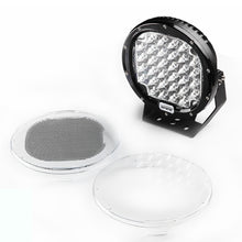 Load image into Gallery viewer, Xprite 96W 9" Round Spot LED Offroad Light - White / Red / Black - Black Alternate Image