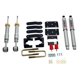 607.02 Belltech Lowering Kit Toyota Tundra V8 All Cabs Exc. TRD (07-18) Front And Rear - w/o Street Performance Shocks - Redline360