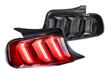 Load image into Gallery viewer, Morimoto Tail Lights Ford Mustang (10-12) [XB LED / Black / Facelift Style] - Red or Smoked DRL - Facelift Red DRL Alternate Image
