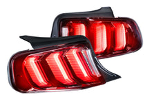 Load image into Gallery viewer, Morimoto Tail Lights Ford Mustang (10-12) [XB LED / Black / Facelift Style] - Red or Smoked DRL - Facelift Red DRL Alternate Image