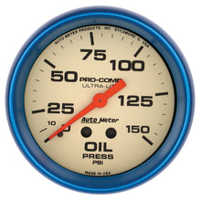 Load image into Gallery viewer, 106.14 Autometer Ultra-Nite Mechanical Oil Pressure Gauge (2-5/8&quot;) - Redline360 Alternate Image
