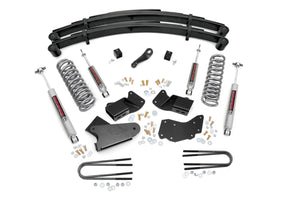 Rough Country Lift Kit Ford Bronco II 4WD (84-90) 4" Suspension Lift Kits w/ Lifted Coil & Leaf Springs