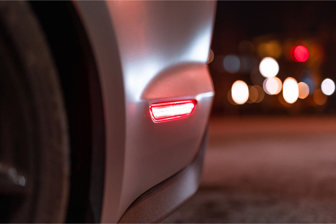 (2015-2020) Ford Side Morimoto LED Marker Lights Redline360 Rear Red - XB Mustang –