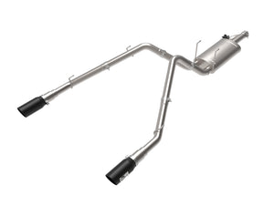 aFe Exhaust Dodge Ram 1500 (2009-2018) Classic (2019-2022) 3" Gemini XV in 304 Stainless Steel w/ Cut-Out Tips