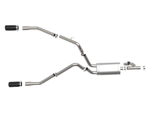 aFe Exhaust Dodge Ram 1500 (2009-2018) Classic (2019-2022) 3" Gemini XV in 304 Stainless Steel w/ Cut-Out Tips